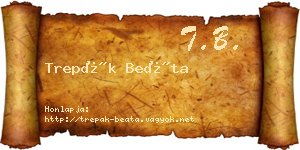 Trepák Beáta névjegykártya